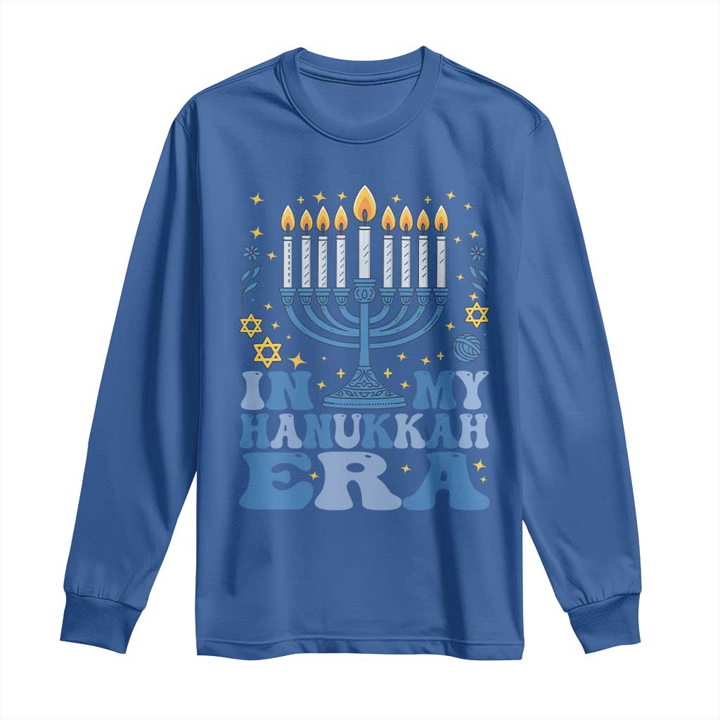 In My Hanukkah Era Long Sleeve Shirt Festival Of Lights Gift - Wonder Print Shop