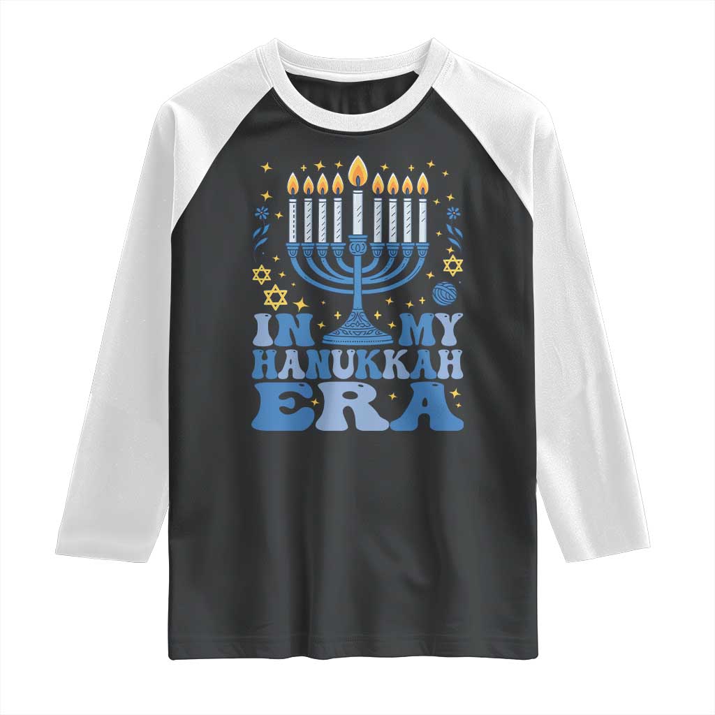In My Hanukkah Era Raglan Shirt Festival Of Lights Gift - Wonder Print Shop