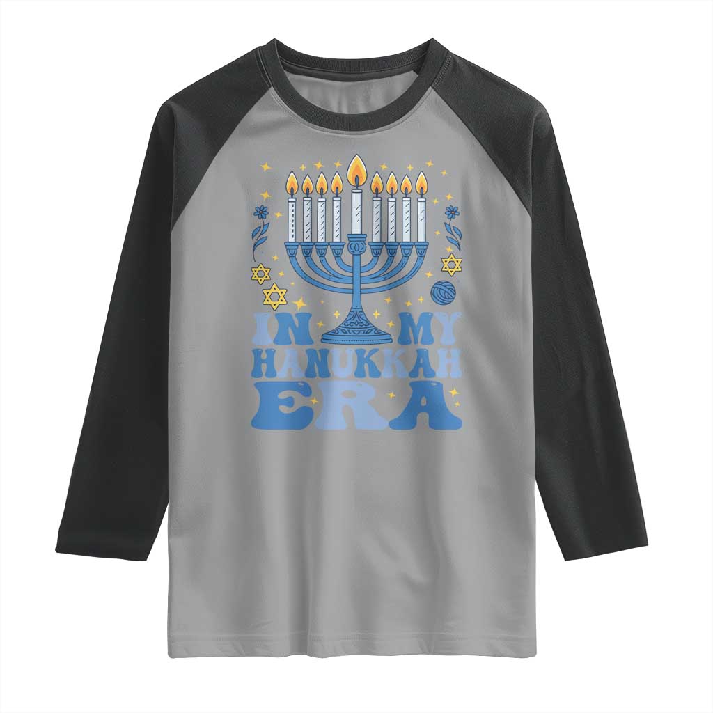 In My Hanukkah Era Raglan Shirt Festival Of Lights Gift - Wonder Print Shop
