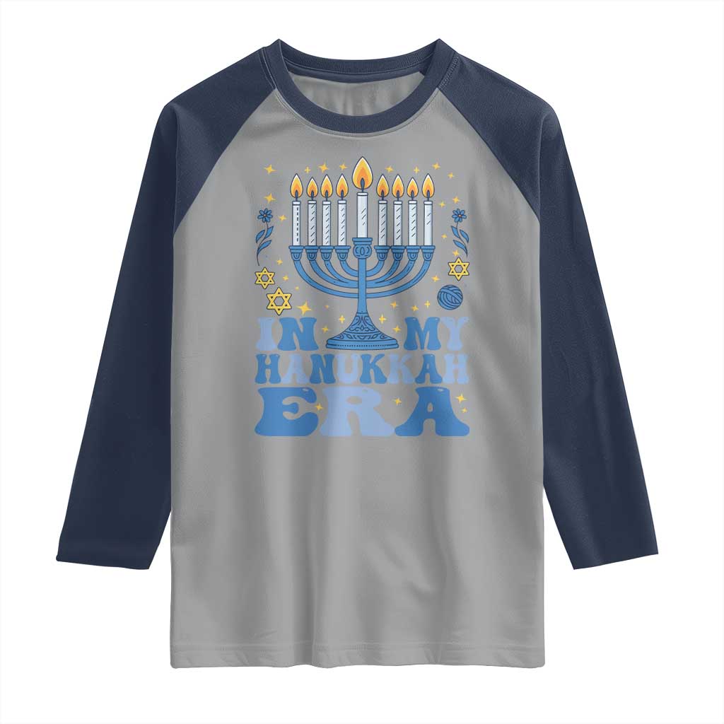 In My Hanukkah Era Raglan Shirt Festival Of Lights Gift - Wonder Print Shop