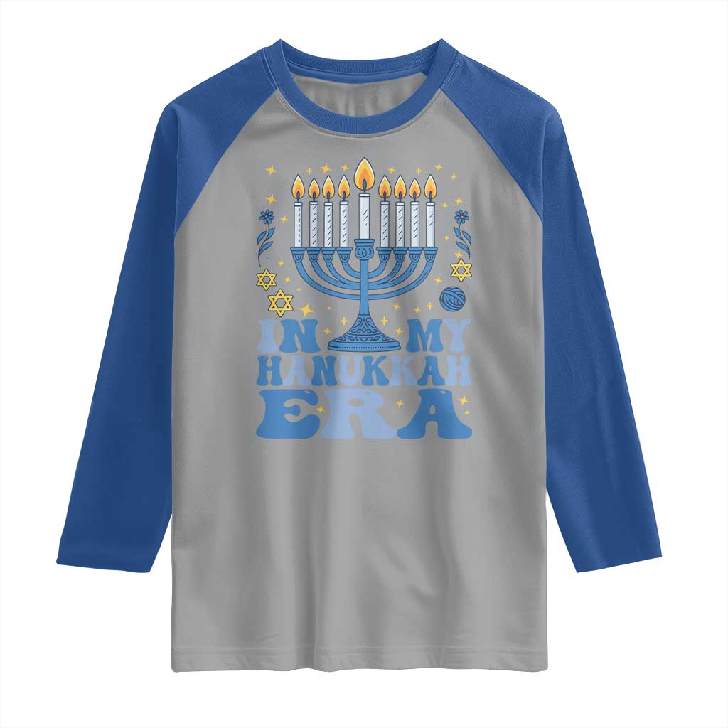 In My Hanukkah Era Raglan Shirt Festival Of Lights Gift - Wonder Print Shop