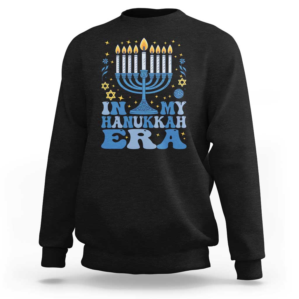 In My Hanukkah Era Sweatshirt Festival Of Lights Gift - Wonder Print Shop