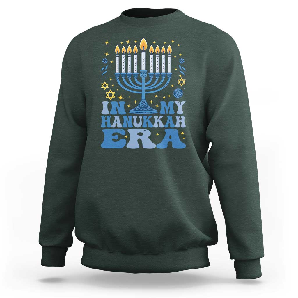 In My Hanukkah Era Sweatshirt Festival Of Lights Gift - Wonder Print Shop