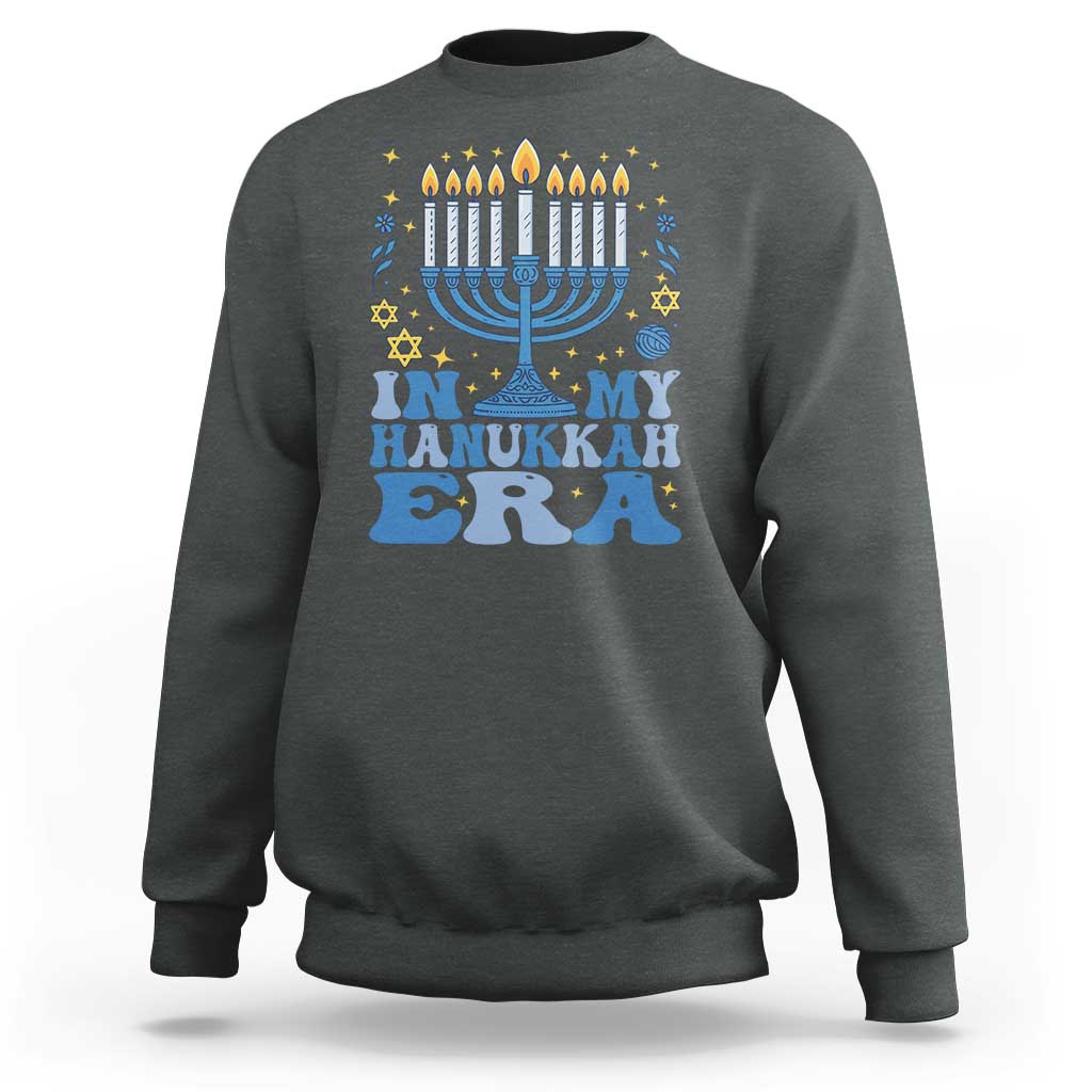 In My Hanukkah Era Sweatshirt Festival Of Lights Gift - Wonder Print Shop