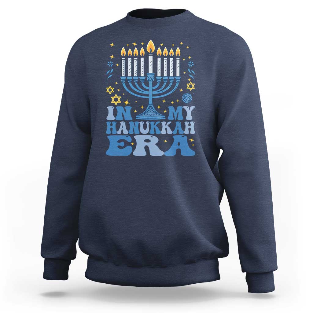 In My Hanukkah Era Sweatshirt Festival Of Lights Gift - Wonder Print Shop