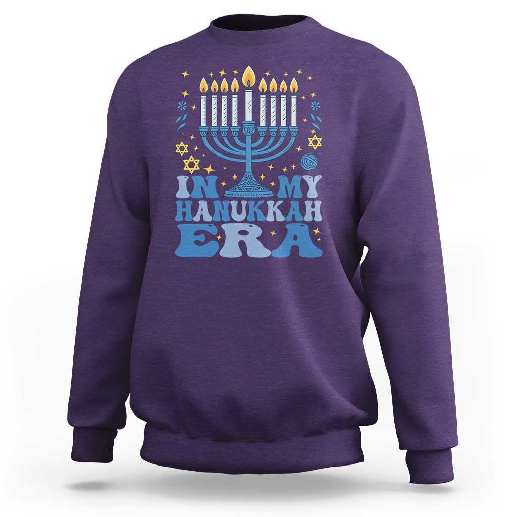 In My Hanukkah Era Sweatshirt Festival Of Lights Gift - Wonder Print Shop