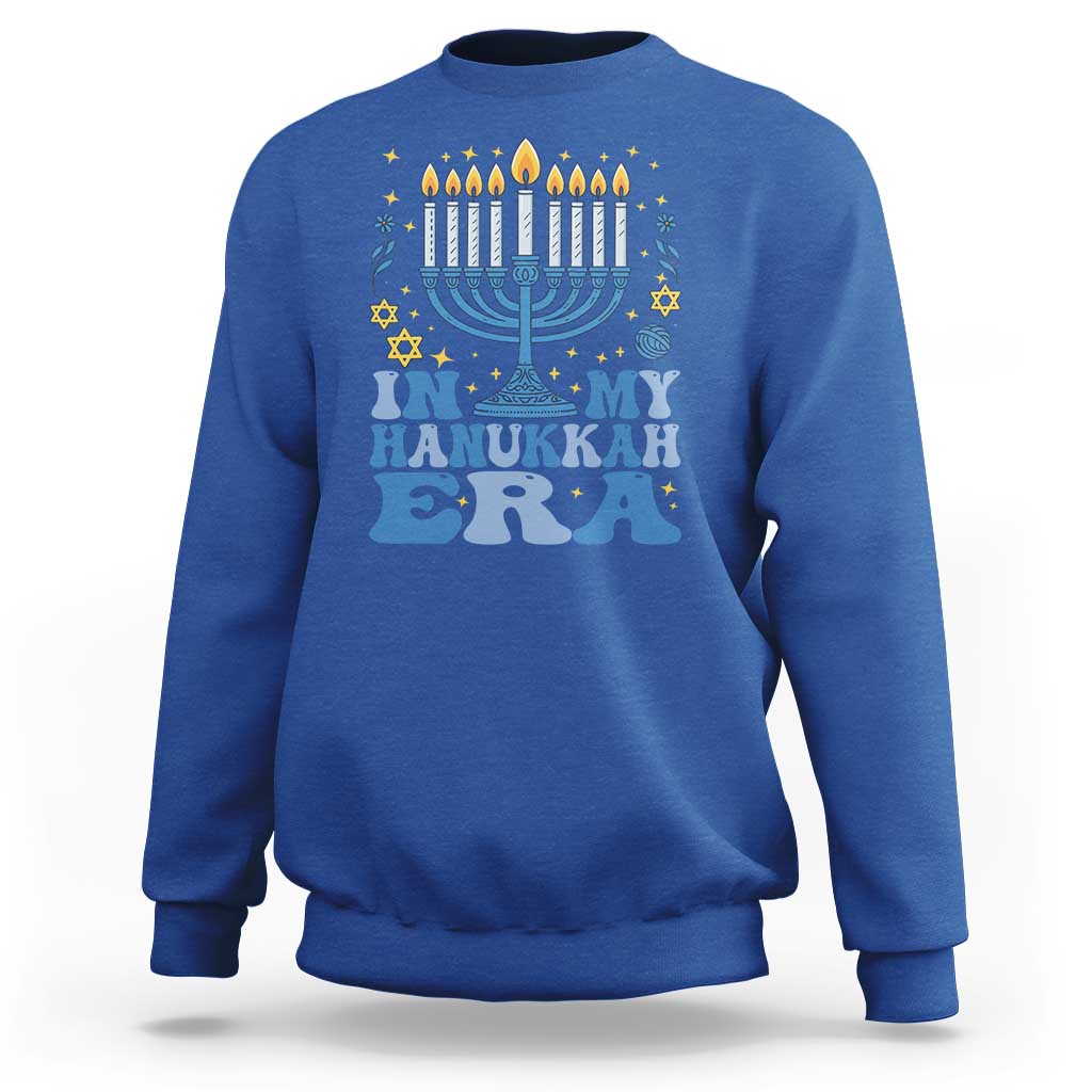 In My Hanukkah Era Sweatshirt Festival Of Lights Gift - Wonder Print Shop