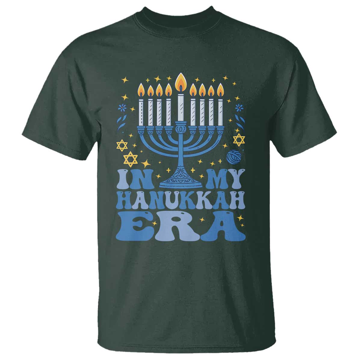 In My Hanukkah Era T Shirt Festival Of Lights Gift - Wonder Print Shop