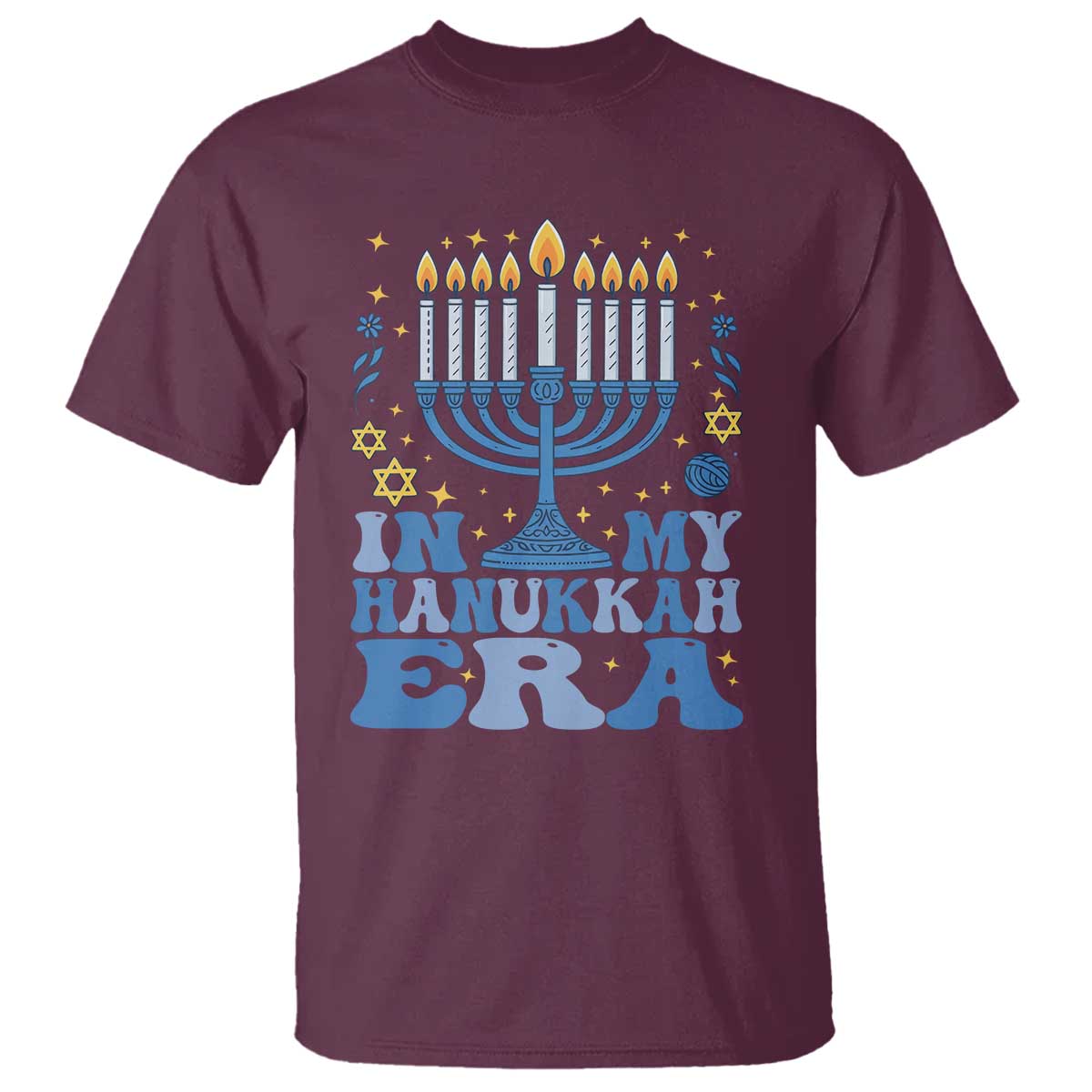 In My Hanukkah Era T Shirt Festival Of Lights Gift - Wonder Print Shop
