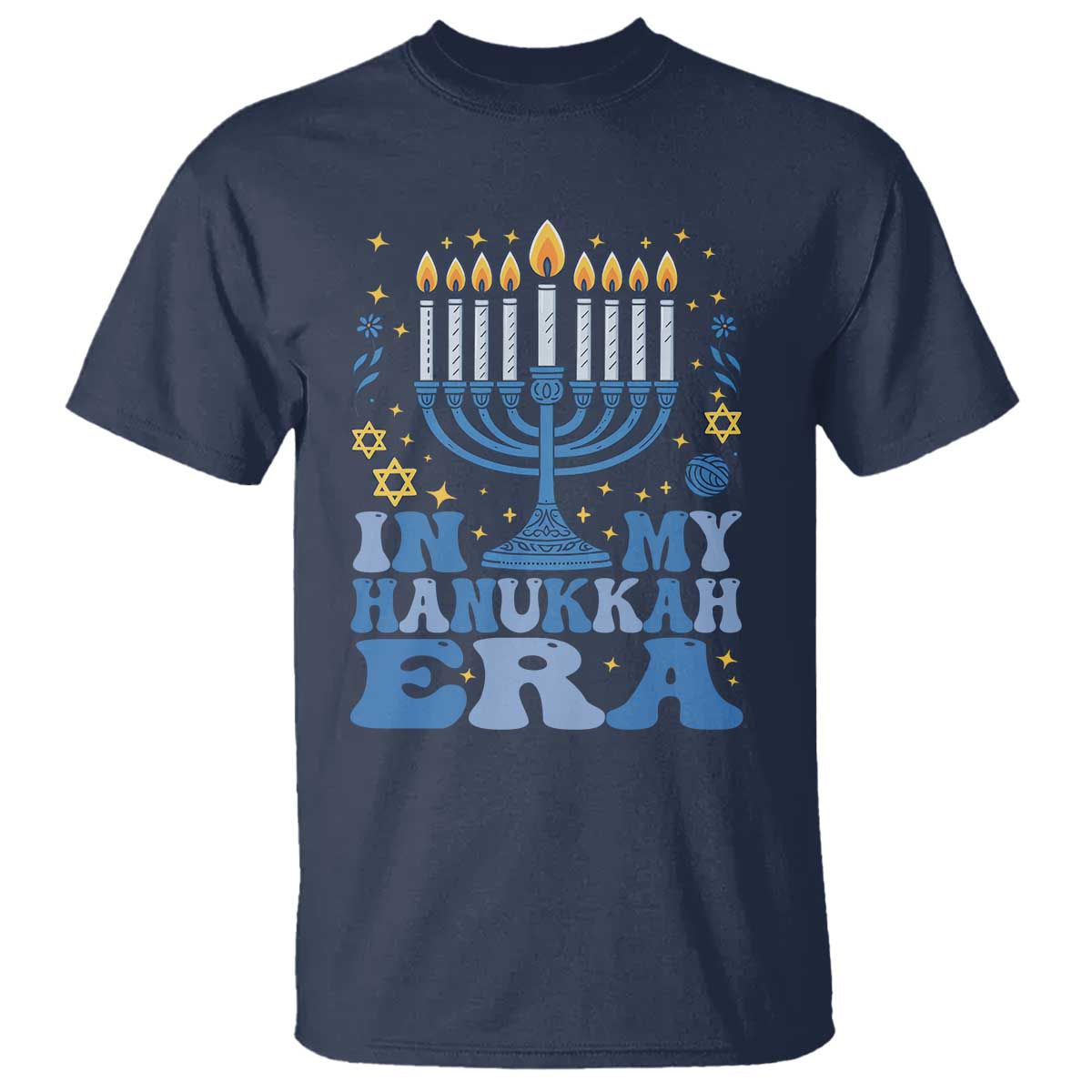 In My Hanukkah Era T Shirt Festival Of Lights Gift - Wonder Print Shop