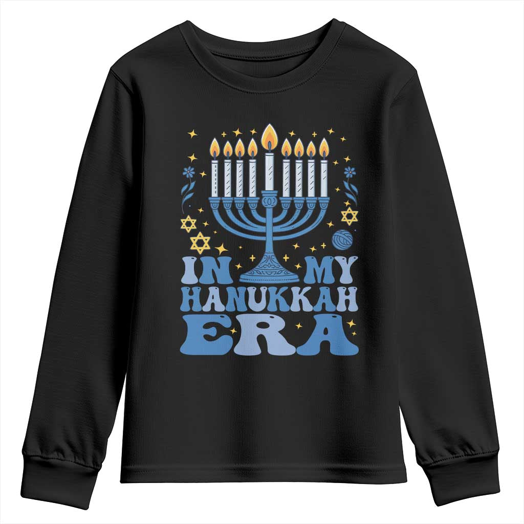 In My Hanukkah Era Youth Sweatshirt Festival Of Lights Gift - Wonder Print Shop