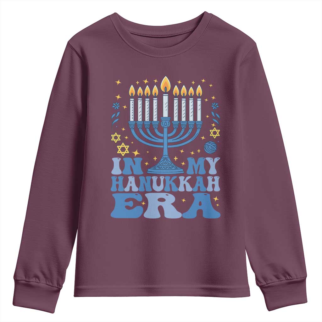 In My Hanukkah Era Youth Sweatshirt Festival Of Lights Gift - Wonder Print Shop