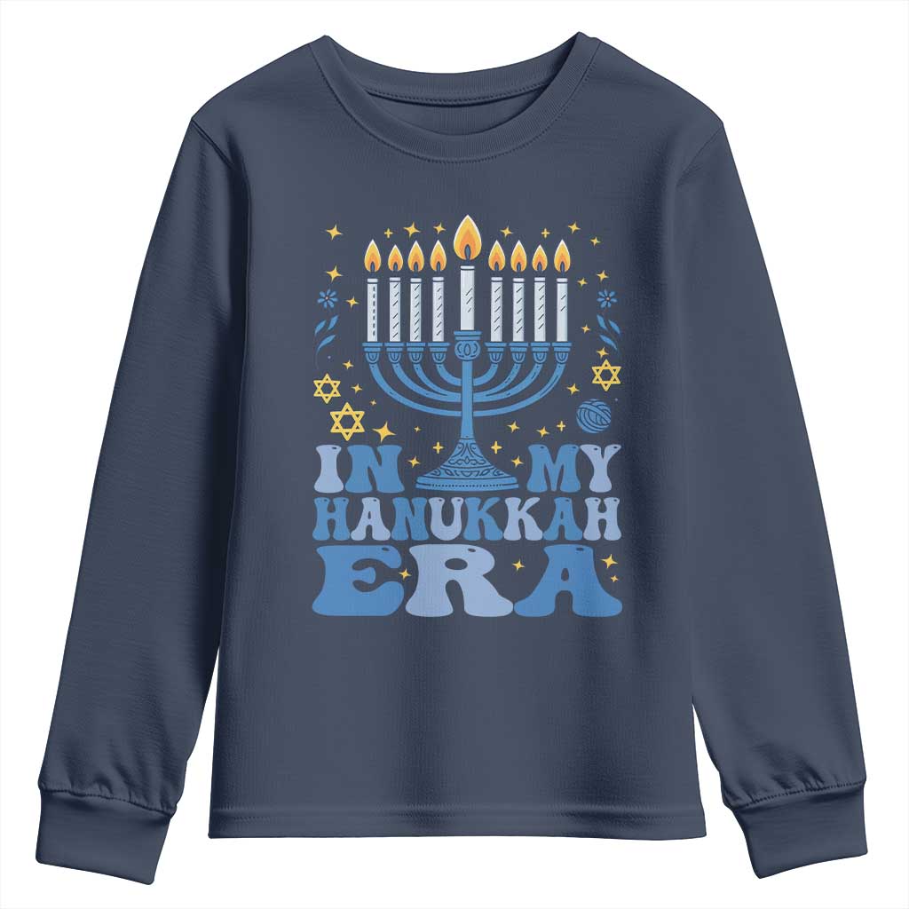 In My Hanukkah Era Youth Sweatshirt Festival Of Lights Gift - Wonder Print Shop