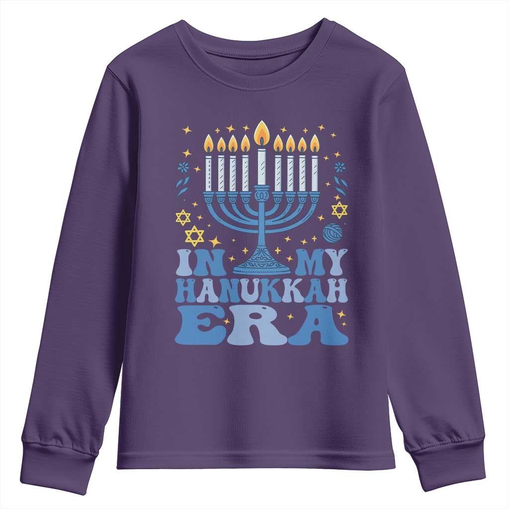In My Hanukkah Era Youth Sweatshirt Festival Of Lights Gift - Wonder Print Shop