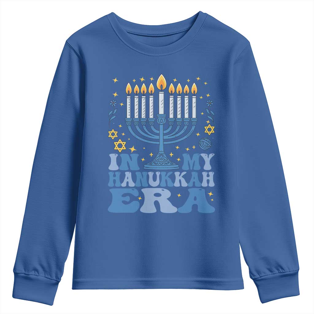 In My Hanukkah Era Youth Sweatshirt Festival Of Lights Gift - Wonder Print Shop