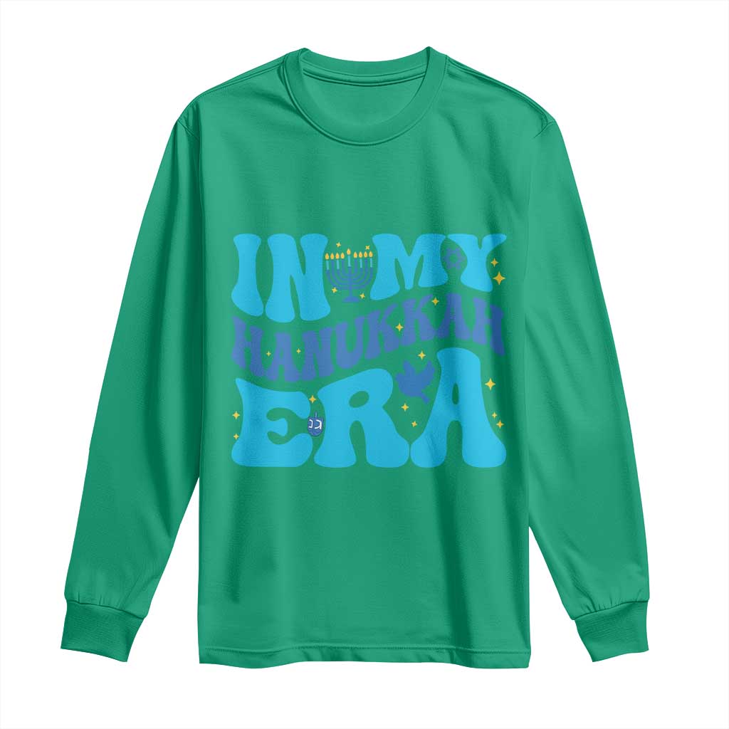 In My Hanukkah Era Long Sleeve Shirt Jewish Holiday Celebration Gift - Wonder Print Shop