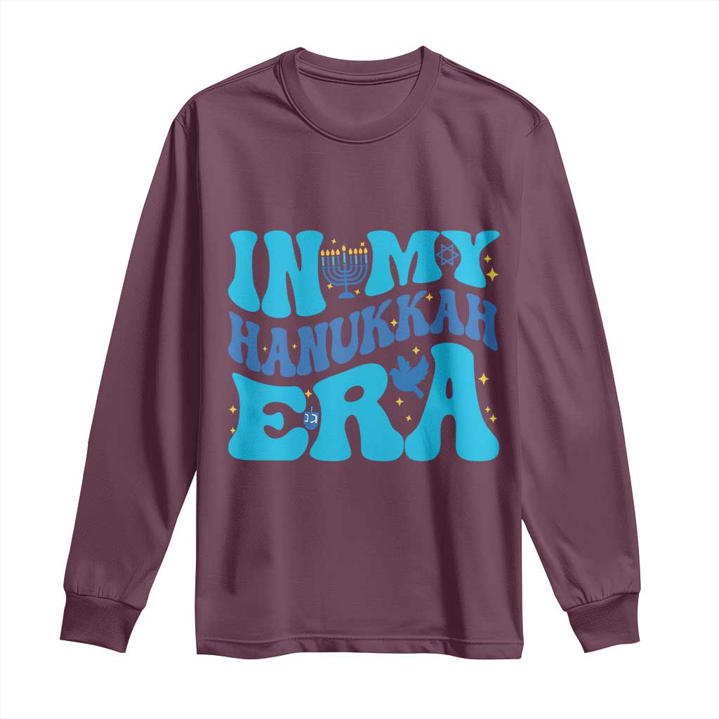 In My Hanukkah Era Long Sleeve Shirt Jewish Holiday Celebration Gift - Wonder Print Shop