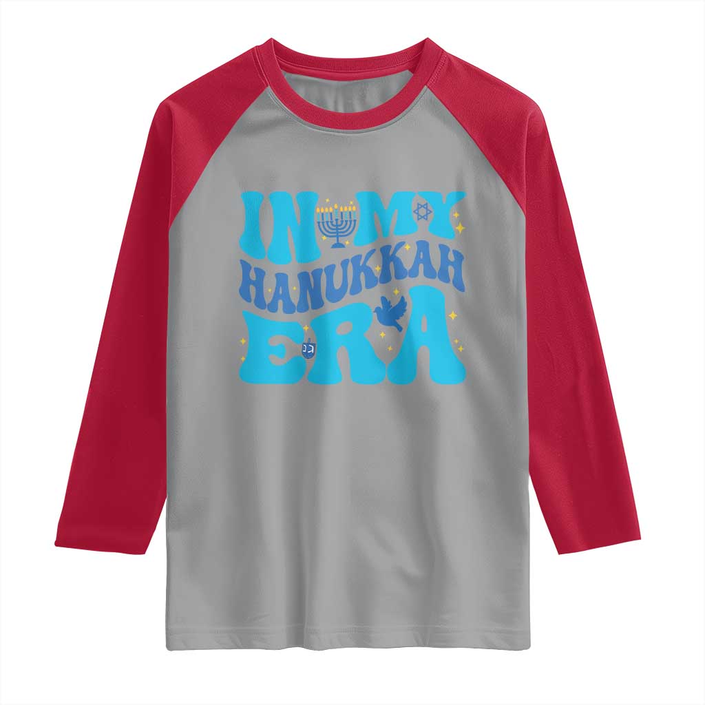 In My Hanukkah Era Raglan Shirt Jewish Holiday Celebration Gift - Wonder Print Shop