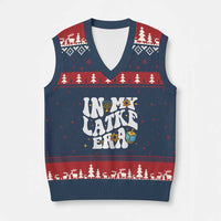 Hanukkah Jewish Holiday Gift V-Neck Knit Sweater Vest In My Latke Era - Wonder Print Shop