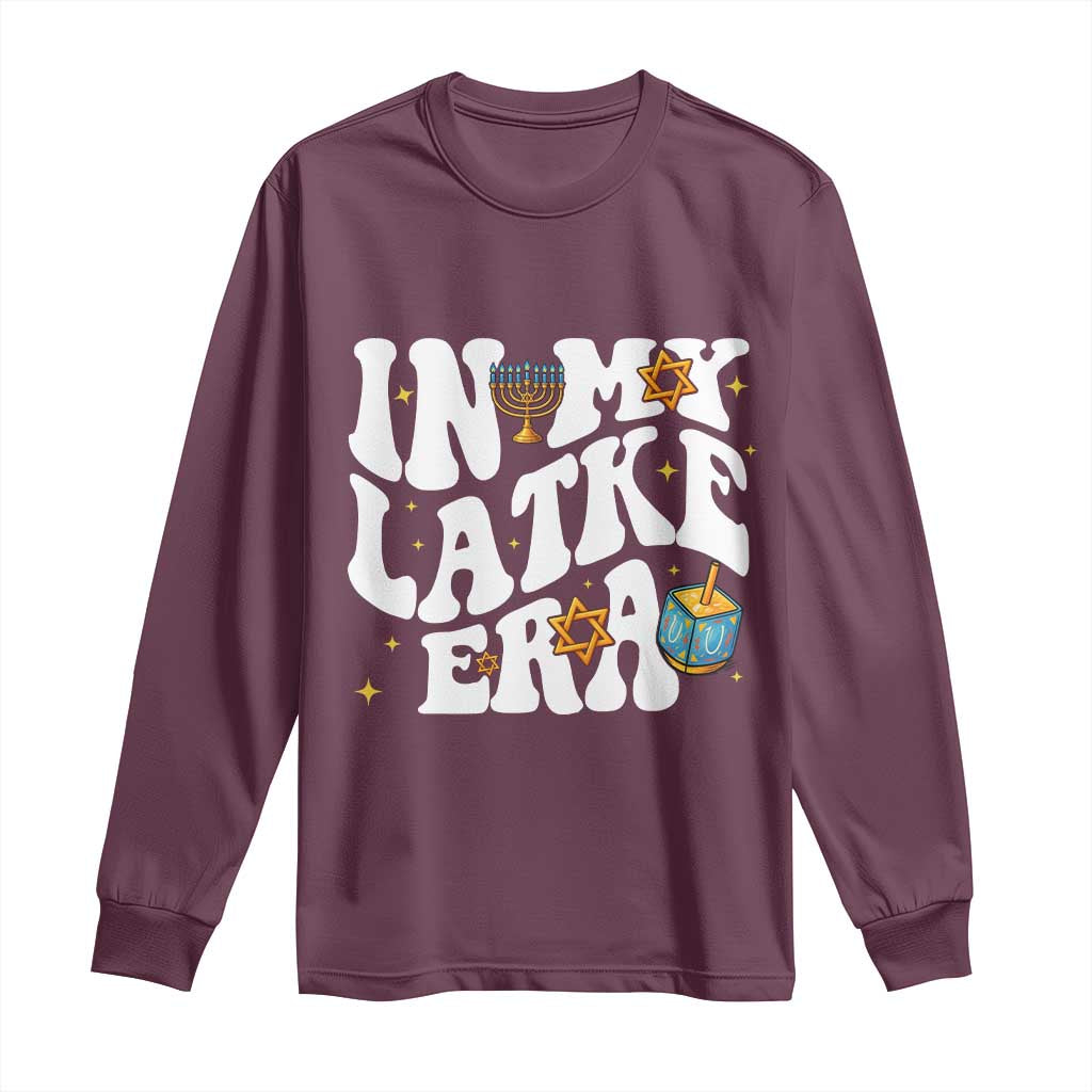 Hanukkah Jewish Holiday Gift Long Sleeve Shirt In My Latke Era - Wonder Print Shop