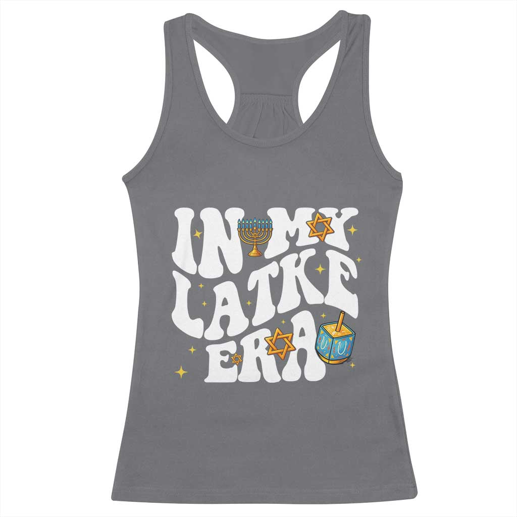 Hanukkah Jewish Holiday Gift Racerback Tank Top In My Latke Era - Wonder Print Shop