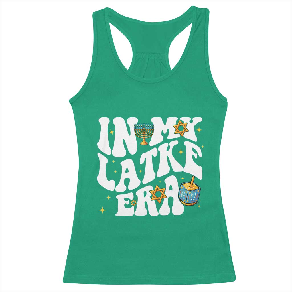 Hanukkah Jewish Holiday Gift Racerback Tank Top In My Latke Era - Wonder Print Shop