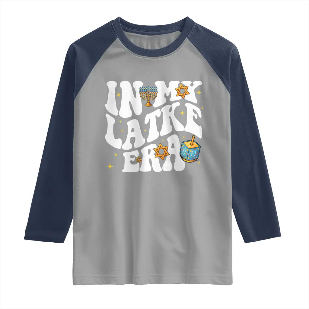 Hanukkah Jewish Holiday Gift Raglan Shirt In My Latke Era - Wonder Print Shop