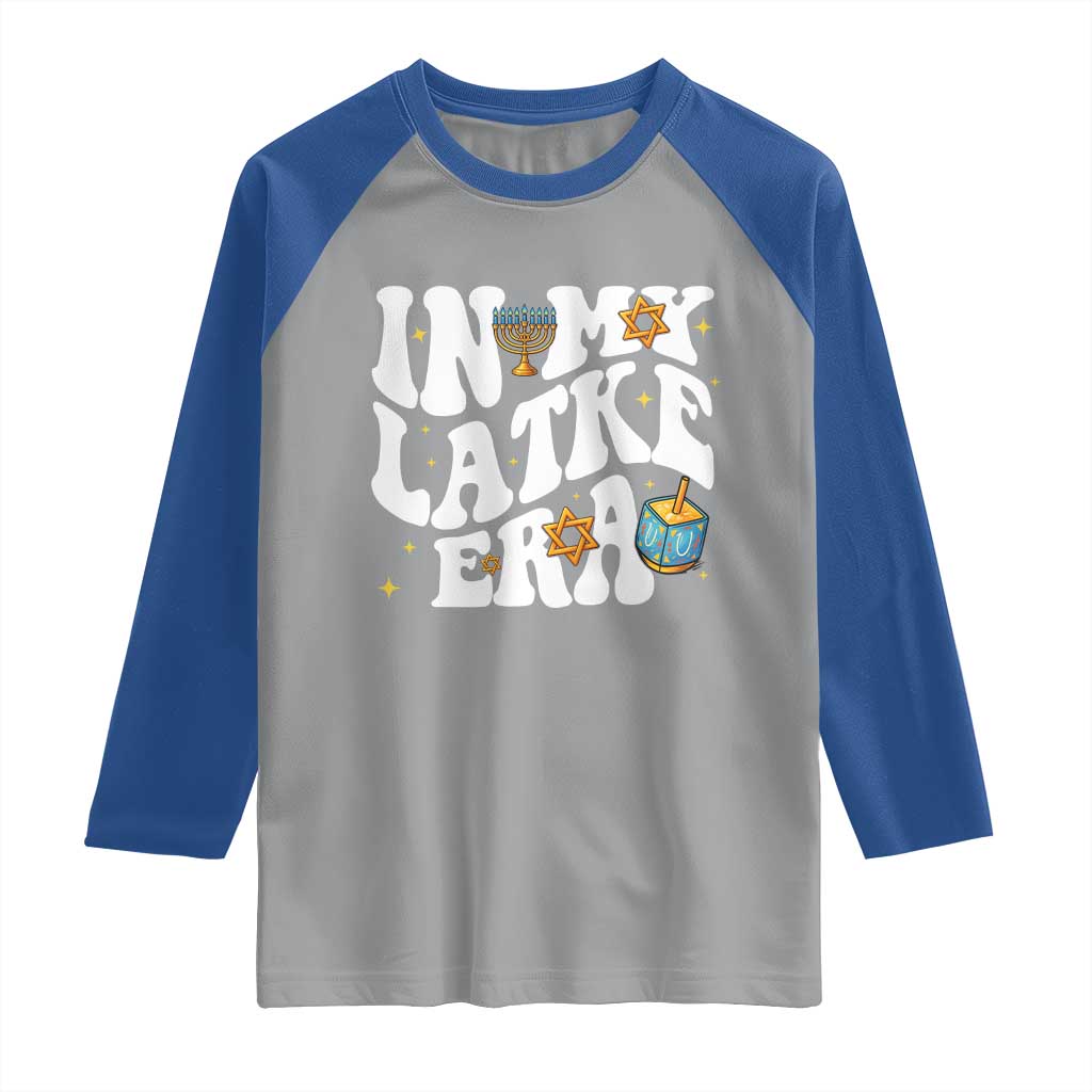Hanukkah Jewish Holiday Gift Raglan Shirt In My Latke Era - Wonder Print Shop
