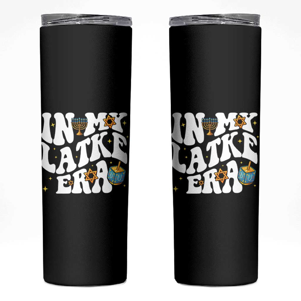 Hanukkah Jewish Holiday Gift Skinny Tumbler In My Latke Era - Wonder Print Shop
