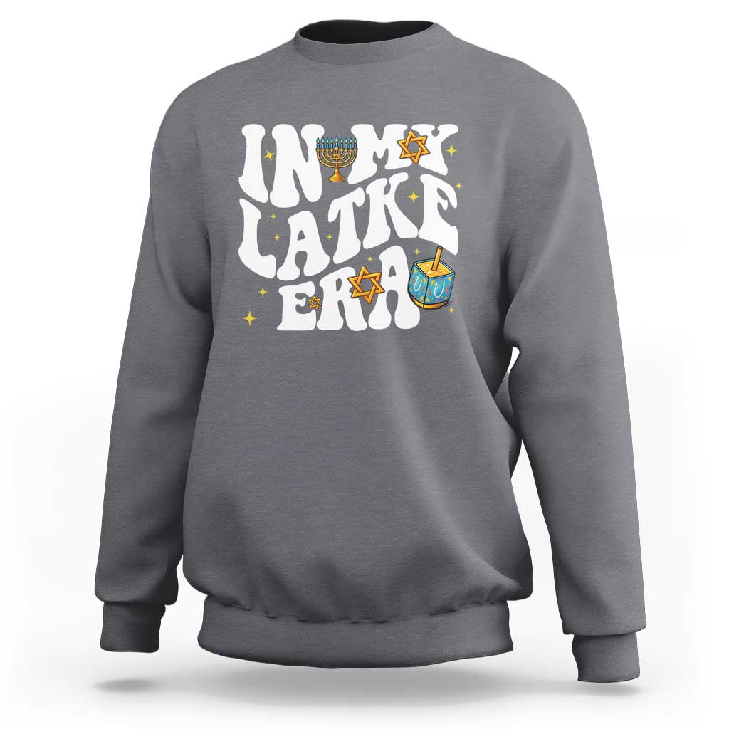 Hanukkah Jewish Holiday Gift Sweatshirt In My Latke Era - Wonder Print Shop