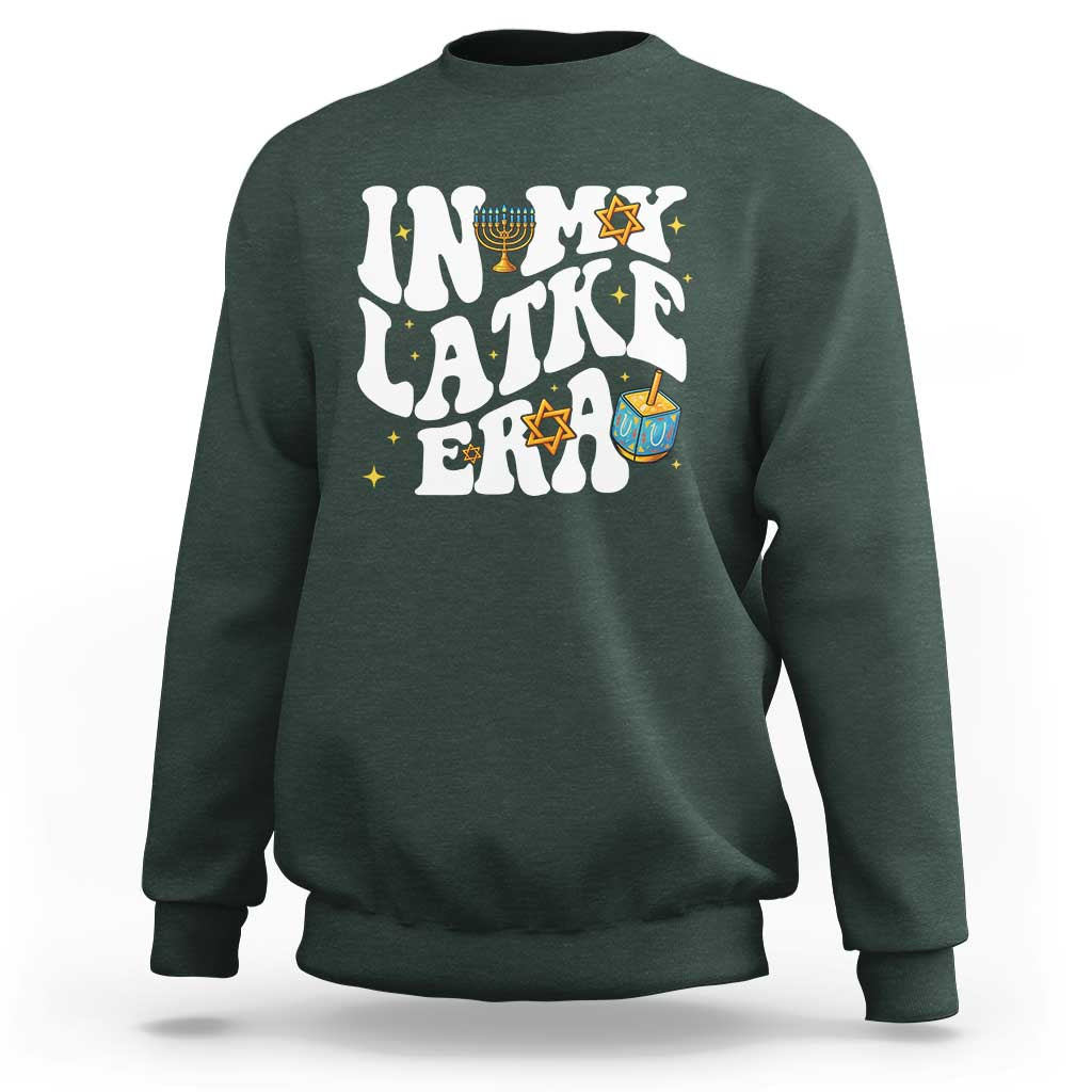 Hanukkah Jewish Holiday Gift Sweatshirt In My Latke Era - Wonder Print Shop