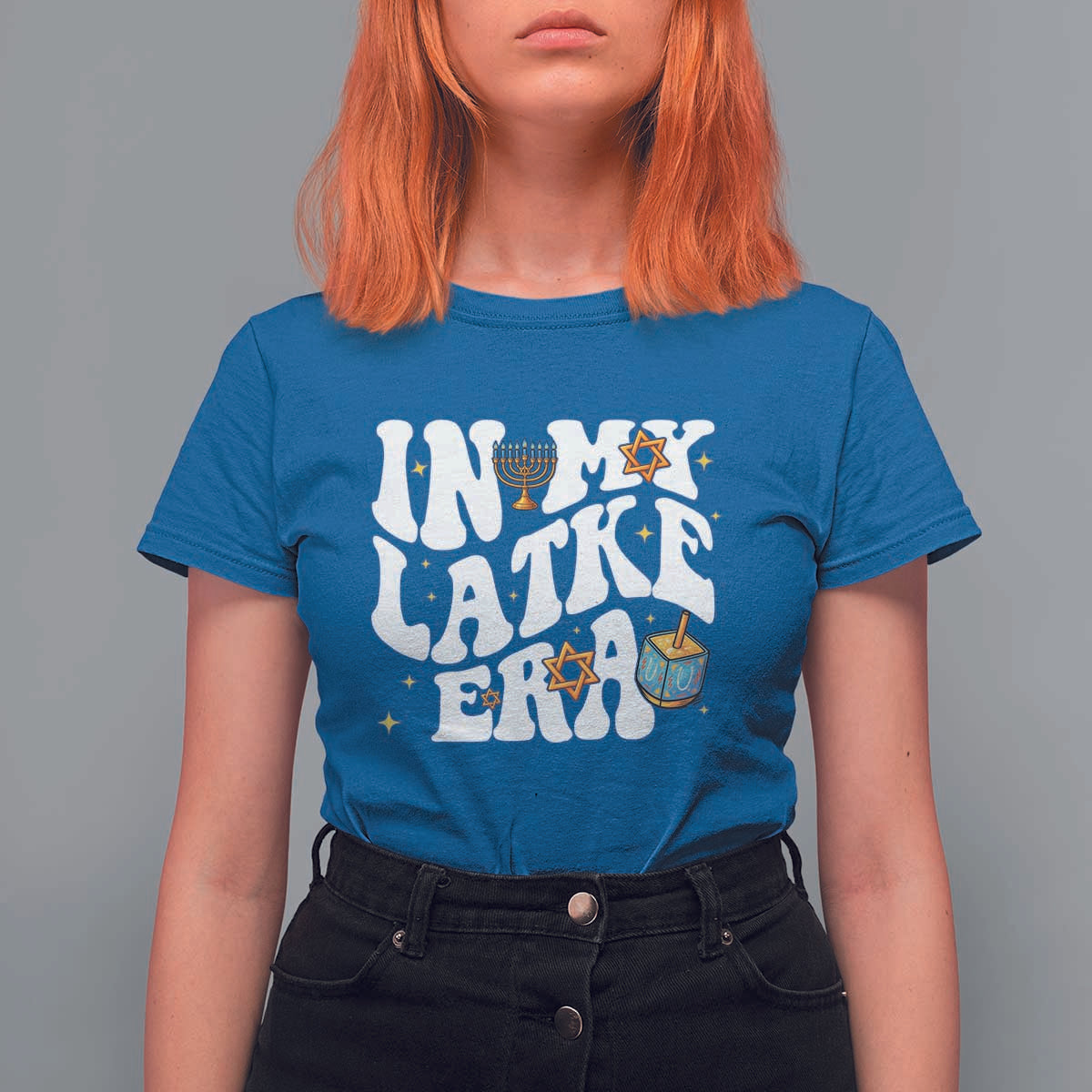 Hanukkah Jewish Holiday Gift T Shirt For Women In My Latke Era - Wonder Print Shop