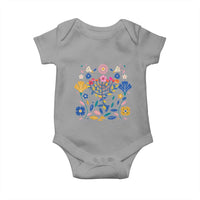 Hanukkah Floral Menorah Baby Onesie Jewish Gift For Women - Wonder Print Shop