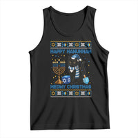 Hanukkah Cat Lover Gifts Tank Top Happy Hanukkah Meowy Christmas - Wonder Print Shop