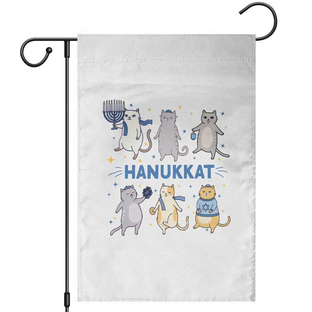Hanukkat Garden Flag Funny Cats Hanukkah Festival Of Lights Gift - Wonder Print Shop