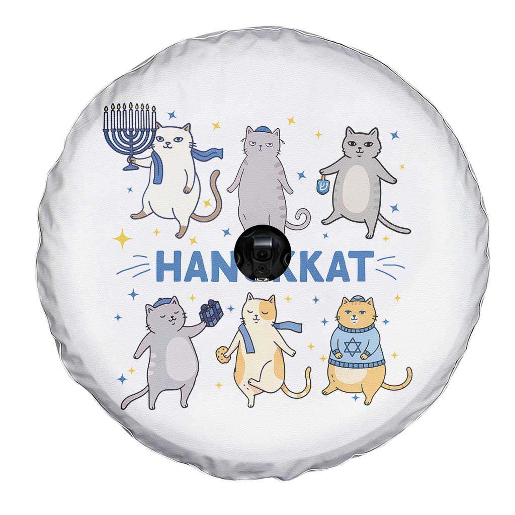 Hanukkat Spare Tire Cover Funny Cats Hanukkah Festival Of Lights Gift - Wonder Print Shop