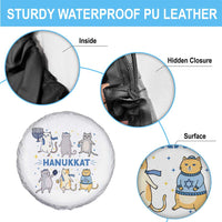 Hanukkat Spare Tire Cover Funny Cats Hanukkah Festival Of Lights Gift - Wonder Print Shop