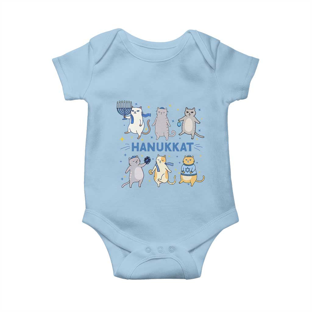 Hanukkat Baby Onesie Funny Cats Hanukkah Festival Of Lights Gift - Wonder Print Shop