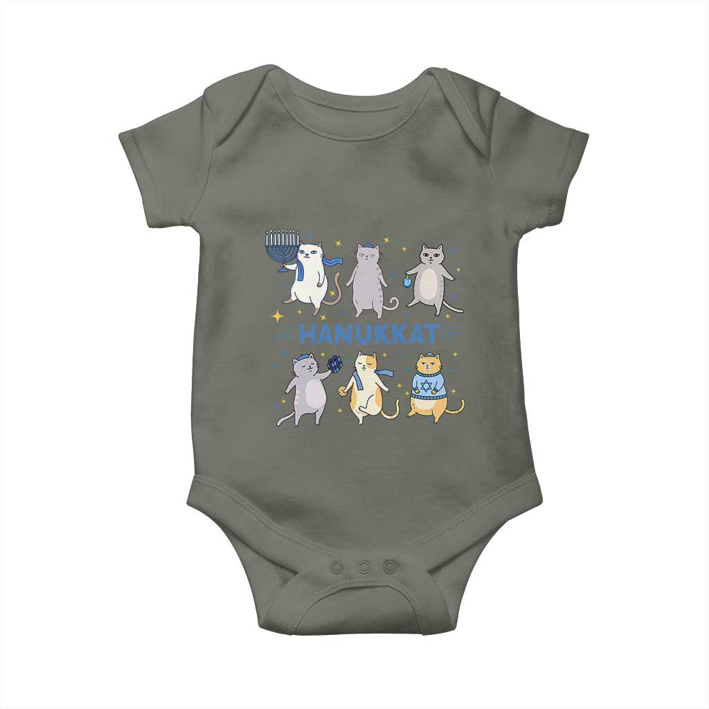 Hanukkat Baby Onesie Funny Cats Hanukkah Festival Of Lights Gift - Wonder Print Shop