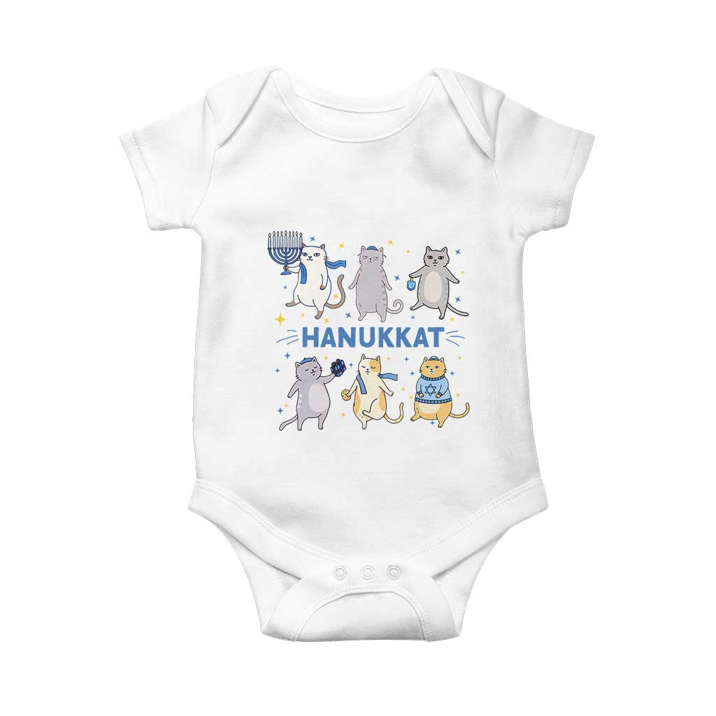 Hanukkat Baby Onesie Funny Cats Hanukkah Festival Of Lights Gift - Wonder Print Shop