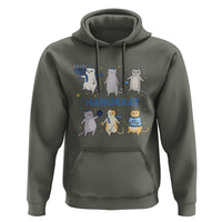 Hanukkat Hoodie Funny Cats Hanukkah Festival Of Lights Gift - Wonder Print Shop