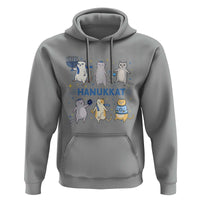 Hanukkat Hoodie Funny Cats Hanukkah Festival Of Lights Gift - Wonder Print Shop