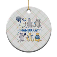 Hanukkat Ceramic Ornament Funny Cats Hanukkah Festival Of Lights Gift - Wonder Print Shop