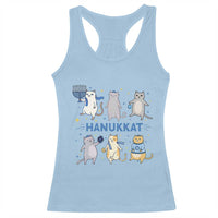 Hanukkat Racerback Tank Top Funny Cats Hanukkah Festival Of Lights Gift - Wonder Print Shop