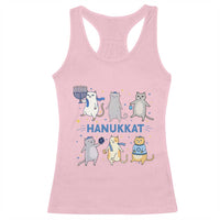 Hanukkat Racerback Tank Top Funny Cats Hanukkah Festival Of Lights Gift - Wonder Print Shop