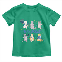 Hanukkat Toddler T Shirt Funny Cats Hanukkah Festival Of Lights Gift - Wonder Print Shop