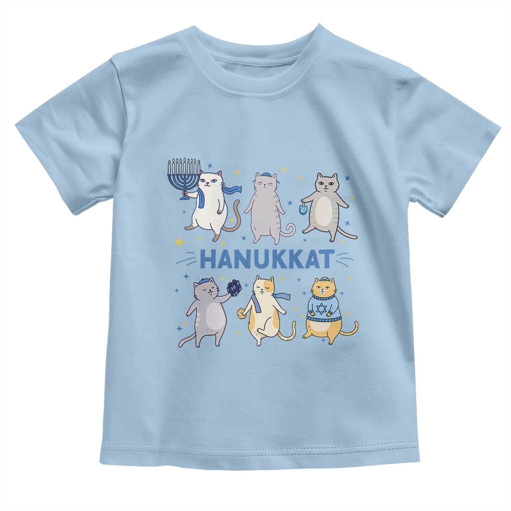 Hanukkat Toddler T Shirt Funny Cats Hanukkah Festival Of Lights Gift - Wonder Print Shop