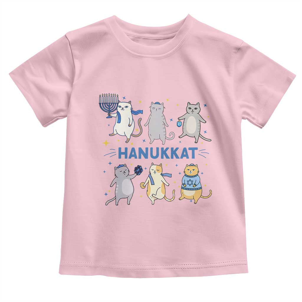Hanukkat Toddler T Shirt Funny Cats Hanukkah Festival Of Lights Gift - Wonder Print Shop