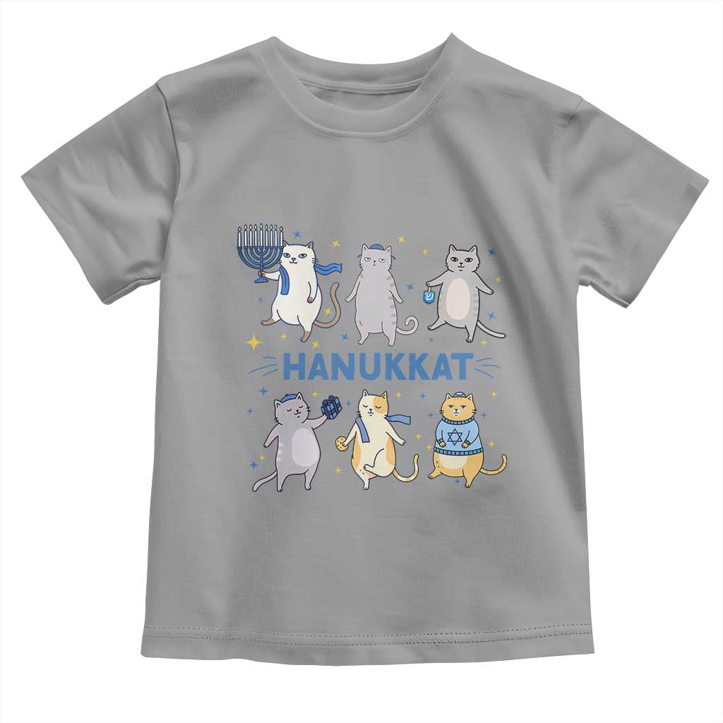 Hanukkat Toddler T Shirt Funny Cats Hanukkah Festival Of Lights Gift - Wonder Print Shop