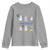Hanukkat Youth Sweatshirt Funny Cats Hanukkah Festival Of Lights Gift - Wonder Print Shop